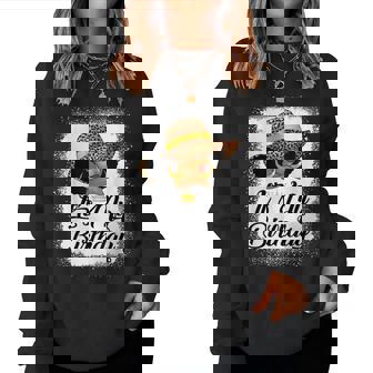 African American Woman It's My Birthday Black Queen Women Sweatshirt - Thegiftio UK