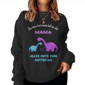 Alles Gute Zum Muttertag Mama Dino S Sweatshirt Frauen - Geschenkecke