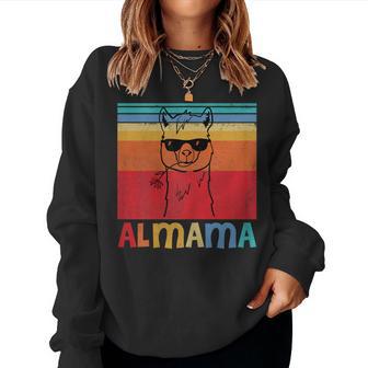 Almama Lama Lover Mama Neue Mutterintage Sweatshirt Frauen - Geschenkecke