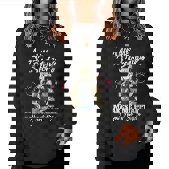 Anime And Sketching Makes Me Happy Anime Otaku Girl Cuello Sudadera Mujer - Regaloses