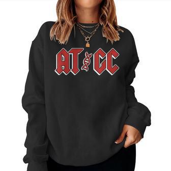 AtGc Teacher Student Biology Women Sweatshirt - Thegiftio UK