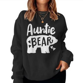 Auntie Aunt Auntie Bear Women Sweatshirt - Seseable