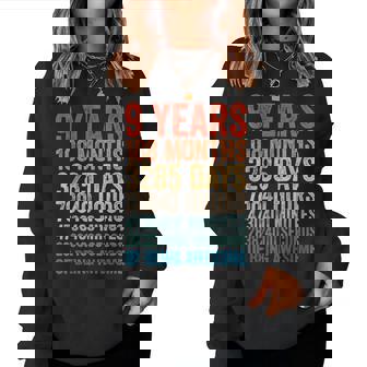 Awesome 9Th Birthday Present 9-Yo Kid Boys Girls 9 Years Old Women Sweatshirt - Thegiftio