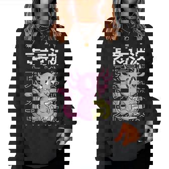 Axolotl Banana Milk Kawaii Estética Niños Adolescente Anime Chica Sudadera Mujer - Regaloses