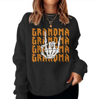 Bad Two Grandma To The Bone Birthday 2 Years Old Women Sweatshirt | Mazezy