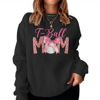 Ball Mom T-Ball Mom Mother's Day Women Sweatshirt - Thegiftio UK