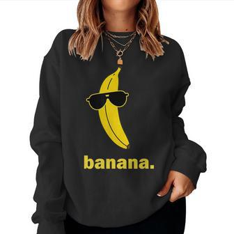 Banana Splits Bananas Pajamas Hipster Novelty Women Sweatshirt - Monsterry AU