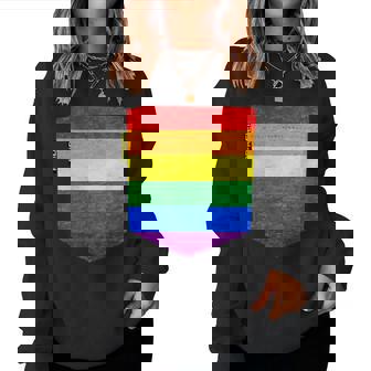 Bandera Lgbt Gay Lesbiana Bisexual Arcoiris Hombre Sudadera Mujer - Regaloses
