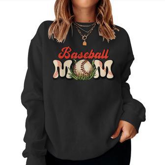 Baseball Mom Baseball Lover Sports Mom Women Sweatshirt - Monsterry AU