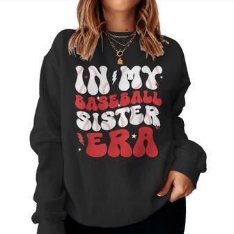 Baseball Sister For Girls Women Sweatshirt - Seseable