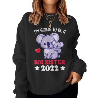 Become Big Sister 2022 Koala Women Sweatshirt - Monsterry