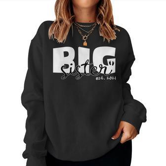 Becoming A Big Sister Soon To Be A Big Sister Women Sweatshirt - Monsterry