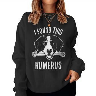 Berner Mom Dad Humerus Bernese Mountain Dog Women Sweatshirt - Monsterry DE