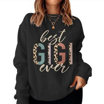 Best Gigi Ever Leopard Print Women Sweatshirt - Monsterry UK