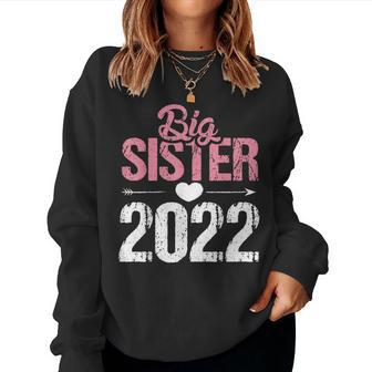 Big Sister 2022 First Baby Becoming Big Sister Women Sweatshirt - Monsterry UK