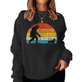 Bigfoot Walking Corgi Dog Training Puppies Mom Dad Lover Women Sweatshirt - Monsterry DE