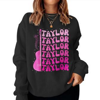 Birthday Taylor First Name Personalized Birthday Party Women Sweatshirt - Thegiftio UK