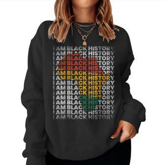I Am Black History Month African American Men Women Sweatshirt - Thegiftio UK