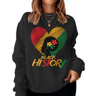 Black History Month African Pride American And Men Women Sweatshirt - Seseable
