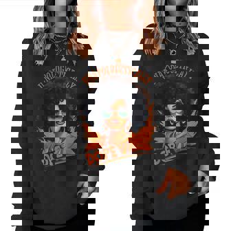 Black Unapologetically Dope Junenth Black History Women Sweatshirt - Seseable