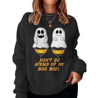 Boo Bees Don't Be Afraid Of My Boo Bees For Women Women Sweatshirt - Monsterry