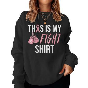 Breast Cancer Awareness Pink Ribbon Mom Fight Survivor Women Sweatshirt - Monsterry