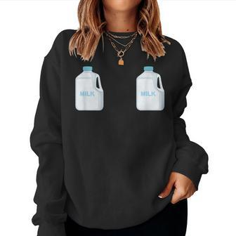Breastfeeding Mother Milk Can Humor Women Sweatshirt - Monsterry UK