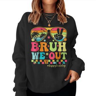 Brih We Out Teacher End Of School Year Teacher Summer Women Sweatshirt - Thegiftio UK
