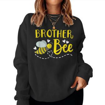 Brother Bee Cute Beekeeping Birthday Party Matching Family Women Sweatshirt - Thegiftio UK