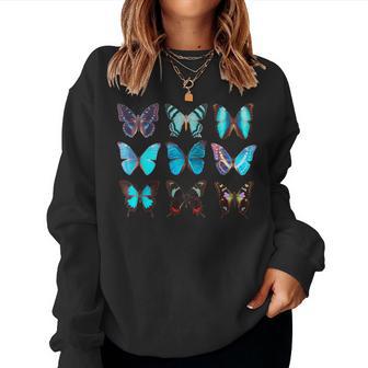 Butterfly Lover Colorful Butterflies Entomologist Science Women Sweatshirt - Monsterry AU