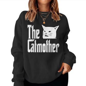 Cat Mom The Catmother Crazy Cat Mother Kitty Mommy Women Sweatshirt - Monsterry DE