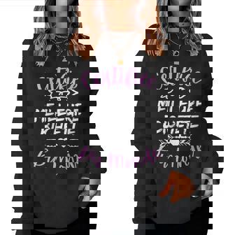 Certifiée Meilleure Bichette Du Monde Humour Biche Women Sweatshirt - Cadeauxyz