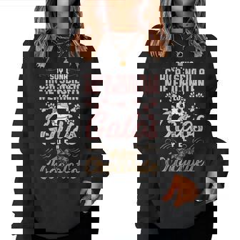 Chica Sencilla Gatos Y Chocolate Cat Animal Regalo Sudadera Mujer - Regaloses