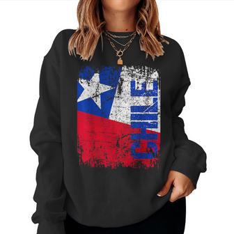 Chile Bandera Hombres Es Niños Chile Sudadera Mujer - Regaloses