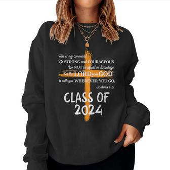 Class Of 2024 Christian Graduation Senior Graduate Women Sweatshirt - Thegiftio UK