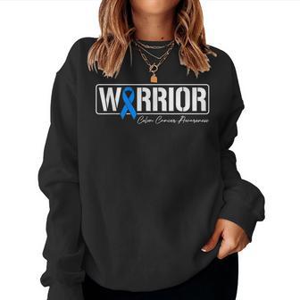 Colon Cancer Warrior Colon Cancer Awareness For Men Women Sweatshirt - Thegiftio UK