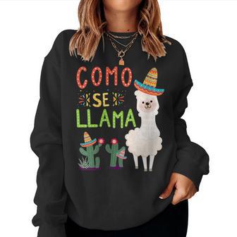 Como Se Llama Cinco De Mayo Mexican Women Sweatshirt - Monsterry