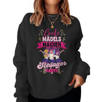 Cool Girls Make Schlager Sweatshirt Frauen - Geschenkecke