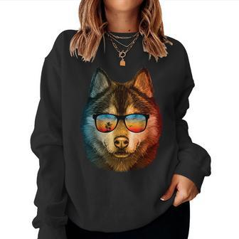 Cool Siberian Husky T For Boys & Girls Women Sweatshirt - Thegiftio UK