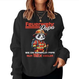 Cooler Feuerwehr Papa Pandaater Hauptmann Herren Sweatshirt Frauen - Geschenkecke