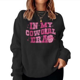 In My Cowgirl Era Groovy Cute Western Rodeo Cowgirls Women Sweatshirt - Monsterry DE