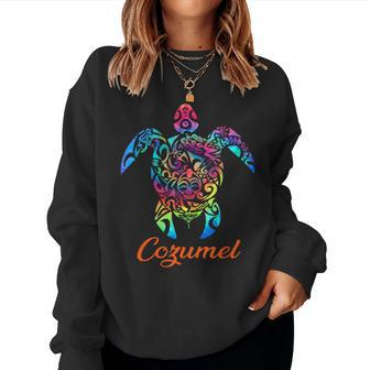 Cozumel Sea Turtle Family Vacation Summer 2024 Women Sweatshirt - Monsterry CA