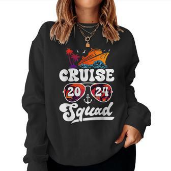 Cruise Outfits For 2024 Family Cruise Squad Matching Women Sweatshirt - Monsterry
