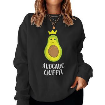 Cute Avocado Girl Avocado Avocado Queen Women Sweatshirt - Thegiftio UK