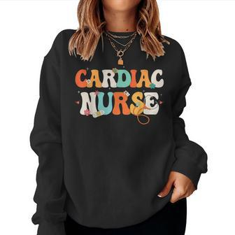 Cute Cardiac Nurse Apparel For Cardiac Nurse Cardiac Nurse Women Sweatshirt - Thegiftio UK