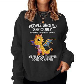 Cute Dragon For And Girls Women Sweatshirt - Thegiftio UK