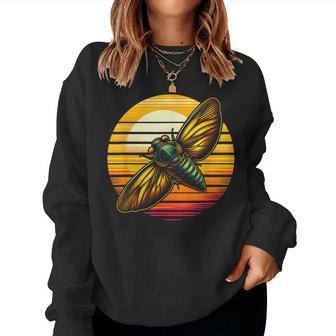 Cute Great Cicada Comeback Vintage Cicada Tour Women Women Sweatshirt - Monsterry CA