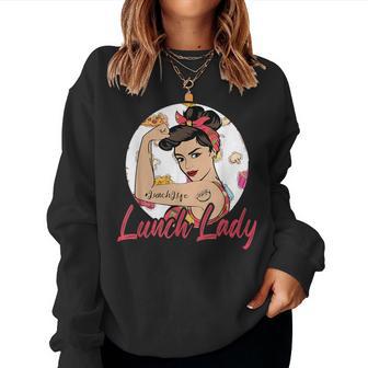 Cute Lunch Lady For Woman Women Sweatshirt - Thegiftio UK