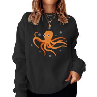 Cute Octopus For Octopus Lovers Women Sweatshirt - Thegiftio UK