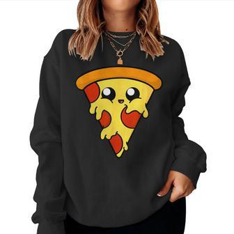 Cute Pizza T Boys Girls Men Women Sweatshirt - Monsterry